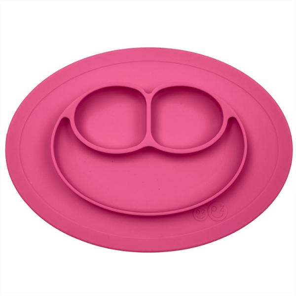 Ezpz подложка за хранене 12+ месеца Happy  Mini Mat Pink