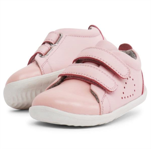Bobux: Step up Grass Court Trainer: Обувки за прохождане Seashell Pink