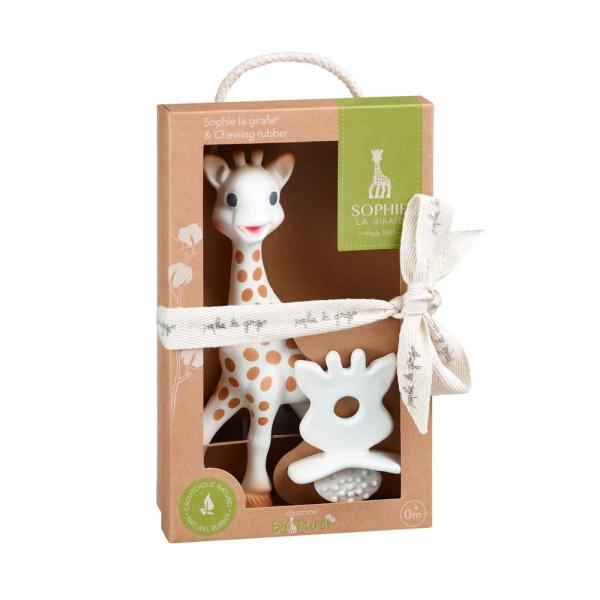 Подаръчен комплект "Софи жирафчето и чесалка за дъвчене" от колекцията "So pure"
