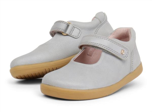 Bobux iWalk Delight Mary Jane: Детски обувки - Silver Shimmer