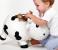KidZZfarm: Играчка за скачане "Кравичката Бела" Петролено залено с бяло