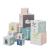 Fresk: Кубчета за редене с различни дизайни 10бр. (12+ месеца) - Giraf/Swan розови