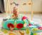Удобен бебешки пуф - възглавница за игра Софи Жирафчето