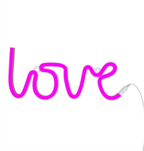 A little lovely company: Неонова лампа в розов цвят - "Love"