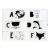 A little lovely company: букви и символи "ABC-черен" за светеща кутия Lightbox