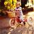 Trybike Винтидж Триколка, която се превръща в колело за баланс Червена - Red