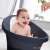 Shnuggle - световно-награждавана бебешка вана за къпане с клапа в тъмно синьо