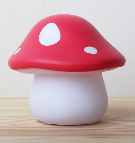 A little lovely company: Малка нощна лампа - Mushroom red