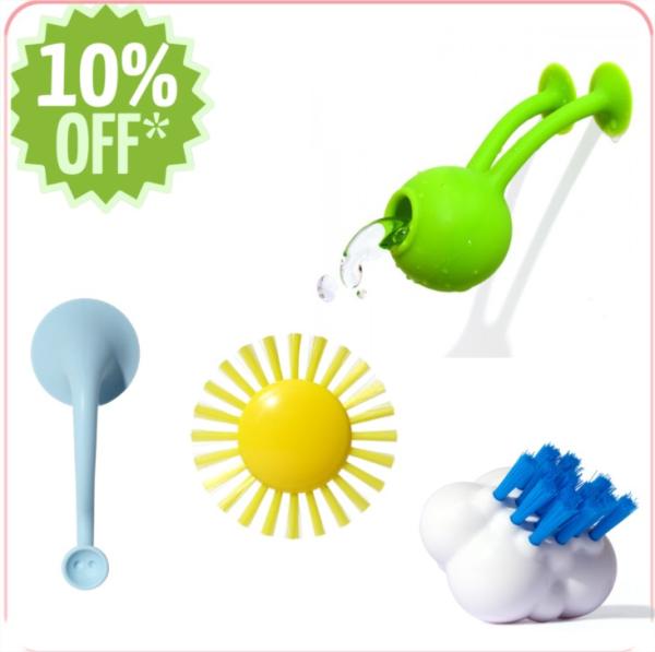 Moluk: Играчка за баня - ОФЕРТА ОТ Oogifant + Plui Brush Cloudy + Cloudy