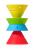 Moluk: Играчка за форми и въображение комплект от 3 - Hix tropic colors