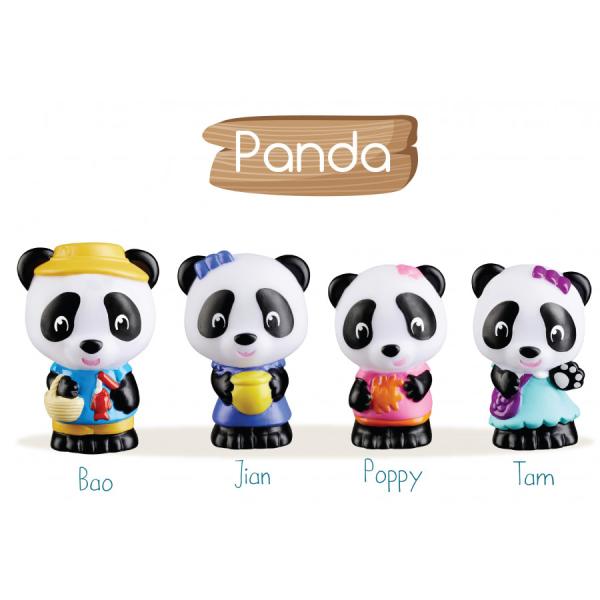 Klorofil семейство "Panda" 4 бр.