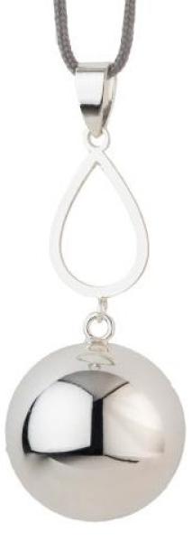 Медальон за бременни Бола - Сребърна с капчица