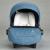 Renolux: Бебешки стол - кошница за кола с адаптори за закачане на Renolux количка 0-13 кг със Софи Жирафчето