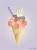 Поздравителна картичка ViSSEVASSE "Ice cream flower" / Сладолед от цветя A7