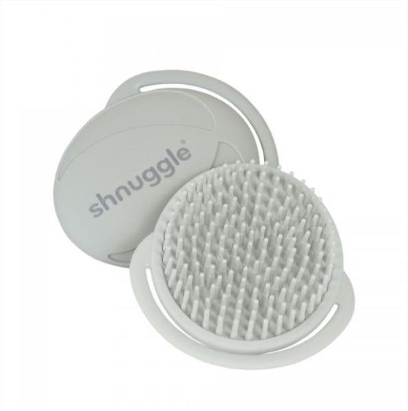 Shnuggle Анти-бактериална силиконова четка Сива