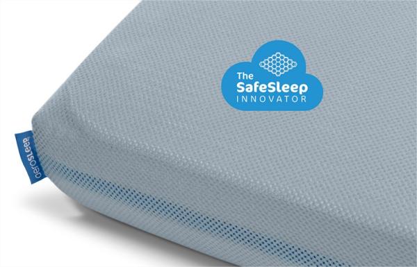 Aerosleep - чаршаф с ластик за бебешко легло в син цвят