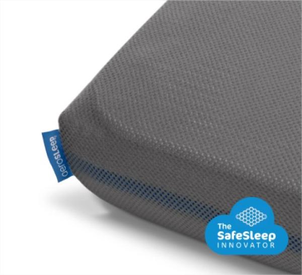 Aerosleep - чаршаф с ластик за бебешко легло в цвят тъмно сиво