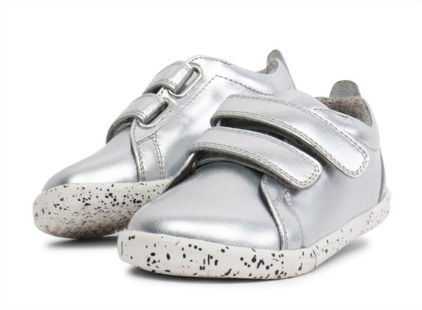 Bobux:  iWalk Grass Court: Обувки за малки деца Waterproof Silver