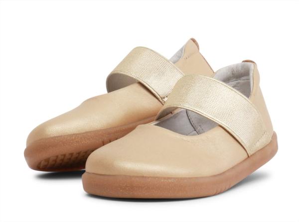 Bobux iWalk Demi Ballet: Детски балеринки - Gold