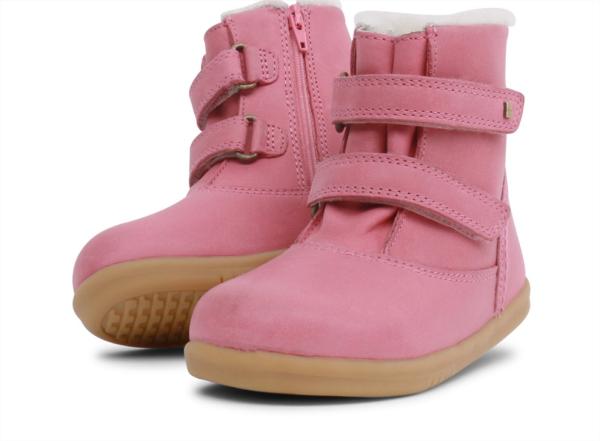 Bobux iWalk: Детски Ботуши Aspen Boot Rose с вълна Мерино