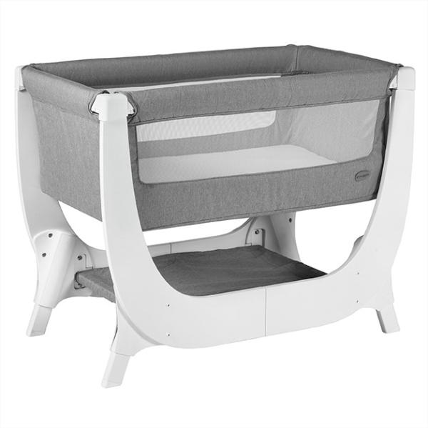 Shnuggle кош за новородено трансформиращ се в кошара Air Bedside Crib - Тъмно сиво