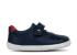 Bobux: Step up Ryder Trainer: Обувки за прохождане от естествена кожа - Navy + Red