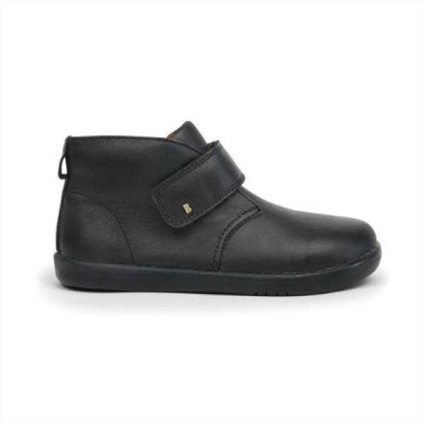 Bobux Kid+ (No: 27-33) Dessert Boot: Детски кожени обувки - Black