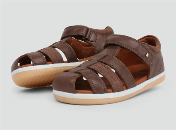 Bobux Kid+ (No:27-33) Roam: Детски кожени сандали - Brown