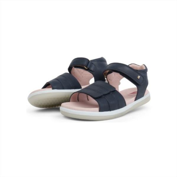 Bobux Kid+ (No:27-33) Hampton: Детски кожени сандали - Navy