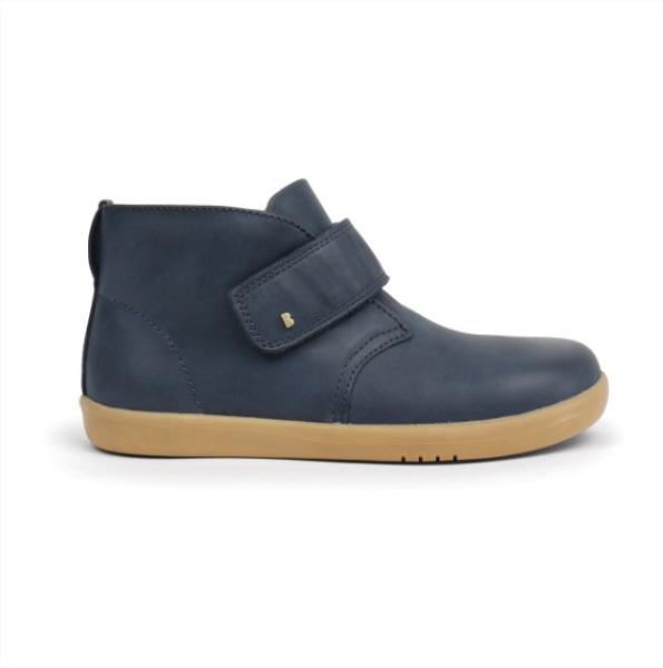 Bobux Kid+ (No: 27-33) Dessert Boot: Детски кожени обувки - Navy