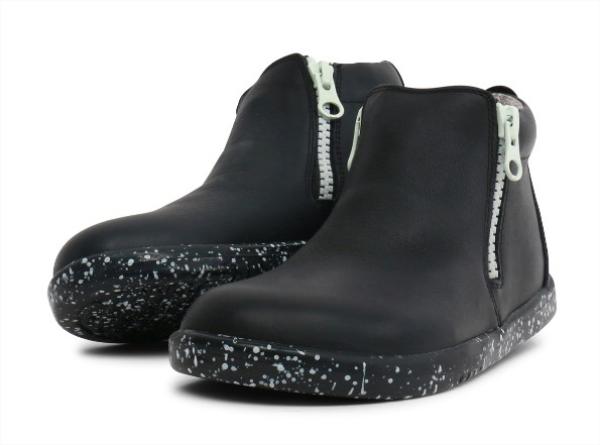 Bobux Kid+ (No: 27-33) Tasman: Детски кожени ботуши - Black
