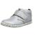 Bobux Kid+ (No: 27-33) Ziggy Hi Top: Детски кожени ботуши - Silver