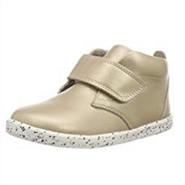 Bobux Kid+ (No: 27-33) Ziggy Hi Top: Детски кожени ботуши - Gold