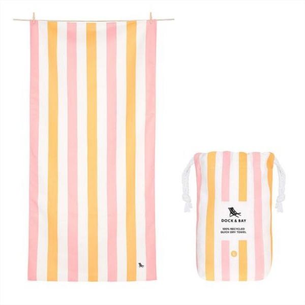 Dock & Bay: Бързосъхнеща плажна кърпа Summer - Peach Sorbet
