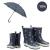 Fresk: Гумени ботуши от 100% естествена гума + чадър от рециклируеми материали Giraf