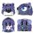 Crazy Safety: детска 3D каска-животни - Leopard Purple (49-55см)
