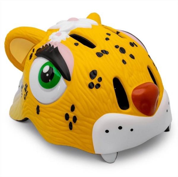 Crazy Safety: детска 3D каска-животни - Leopard Yellow (49-55см)