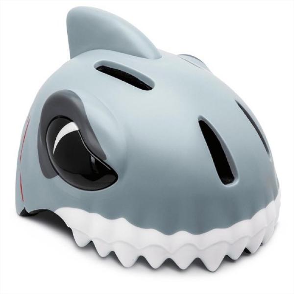 Crazy Safety: детска 3D каска-животни - Shark Grey (49-55см)