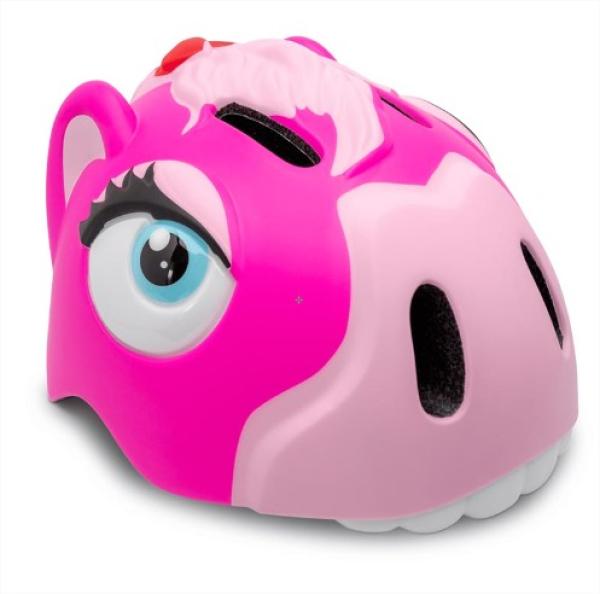 Crazy Safety: детска 3D каска-животни - Horse Pink (49-55см)