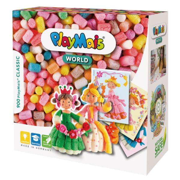 Playmais: Крафт игра за моделиране с 12бр. макета и 900бр. пръчици - Принцеси