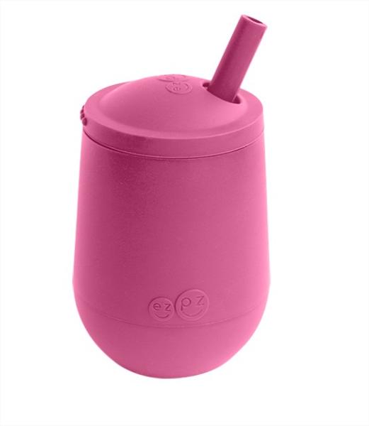 Ezpz Обучителна чаша със сламка 12+ месеца Mini Cup Pink