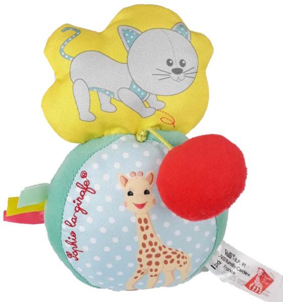 Sophie giraffe Мека топка с вибрация и звук