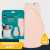 Gro Swaddlebag: 2в1 Пелена и спален чувал за повиване 2.5 tog (температура 16-20°C) 0-3 месеца Руж