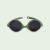 Слънчеви очила KiETLА Diabola: 0-1 година - Kaki