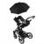 Dooky Original: Чадър за количка с UV защита 50+  Black