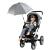Dooky Original: Чадър за количка с UV защита 50+  Melange Grey