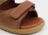 Bobux iWalk Driftwood: Детски кожени сандали - Caramel
