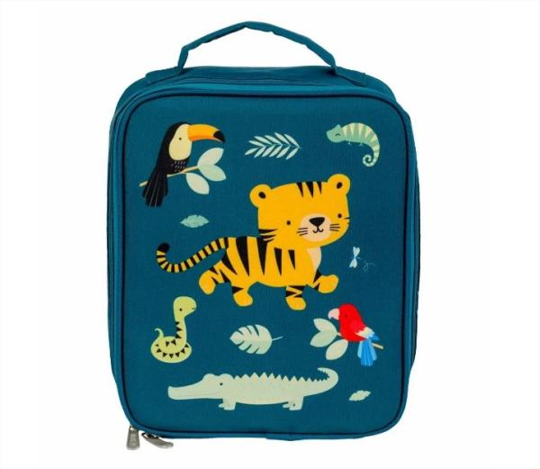 A Little Lovely Company: Голяма термо чанта за храна Jungle tiger