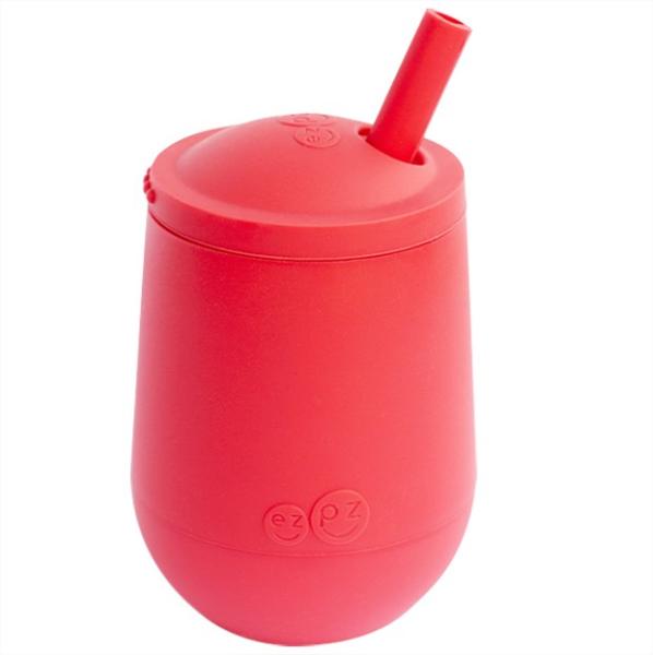 Ezpz Обучителна чаша със сламка 12+ месеца Mini Cup Coral