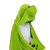 Noxxiez Одеяло с качулка и джобчета за ръце във формата на животно - Костенурка